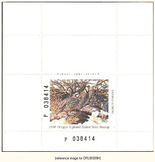 D2K Oregon Upland Bird 1996-7 $5 Hunter - Image 1 of 1