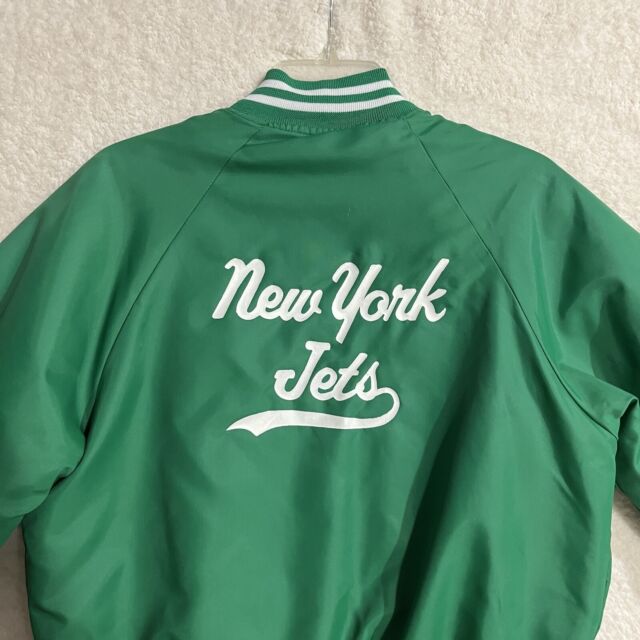 Kelly Green New York Jets Pro Standard Mashup Logo Wool Varsity Heavy Jacket XL