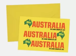 Juego de 20 tarjetas Topps Benefit Australia 2020 - recuperación de caridad - Imagen 1 de 7