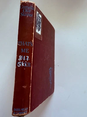 That's Me All Over by Cornelia Otis Skinner 1956 Hardcover Illustrated - Image 1 of 4