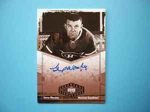 2004/05 UPPER DECK LEGENDARY SIGNATURES HOCKEY CARD #LW LORNE WORSLEY NM AUTO - Picture 1 of 3