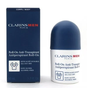 CLARINS MEN ANTIPERSPIRANT ROLL ON ALCOHOL FREE 50 ML./ 1.7 OZ. NEW IN BOX - Picture 1 of 6