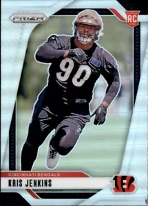 2024 Panini Prizm Football Kris Jenkins RC Silver Prizm #364 Cincinnati Bengals - Bild 1 von 2