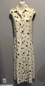 Damen SOUTHWEST CANYON Button Down Pferdestiefel Print Westernkleid Größe M - Bild 1 von 8