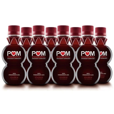 POM Maravilloso Jugo 100% Granada 8 Fl OZ Paquete de 8 Foto 1 de 3