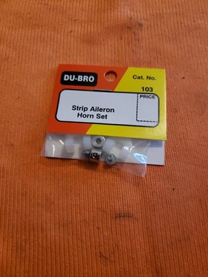 Du-Bro - Strip Aileron Horn Set - New - Part 103 - JT25 - Image 1 of 4