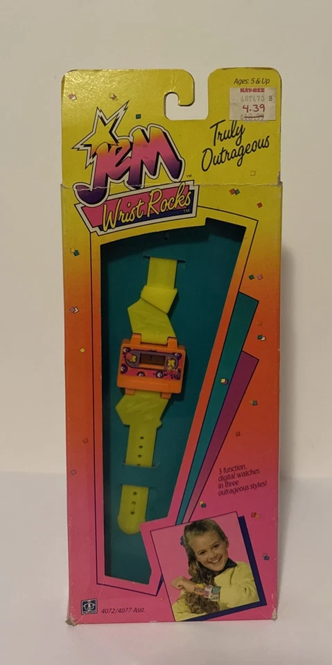 Reloj de pulsera Jem and the Holograms 1986 Hasbro vintage nuevo en caja 4072/4077 leer Foto 1 de 4
