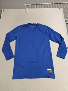 NIKE PRO COMBAT DRI FIT LANGARM KOMPRESSIONSSHIRT HERREN GR. M Blau - Bild 1 von 6