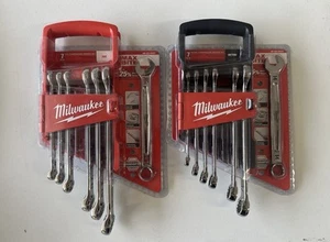 Milwaukee 14-Piece Combination Wrench Set SAE & Metric Set 48-22-9407 48-22-9507 - Picture 1 of 2