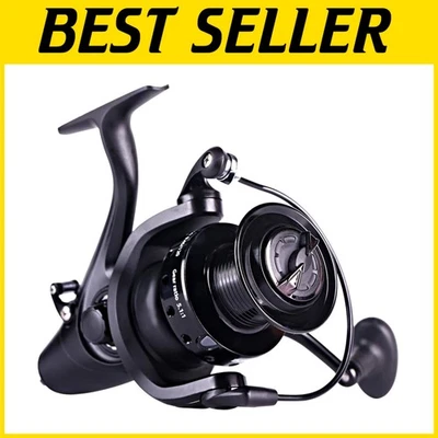 Carrete giratorio de carpa duradero 12+1BB con sistema de alimentación de cebo - perfecto para pescadores Foto 1 de 4