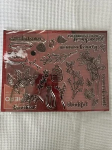 My Monthly Hero Arts Kit Otoño Otoño Estampillas de Goma Muere Solo Septiembre 2018 Nuevo - Imagen 1 de 10