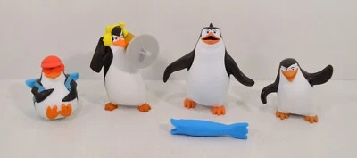 4 figuras de acción McDonald's Penguins of Madagascar patrón Kowalski privado Rico Foto 1 de 4