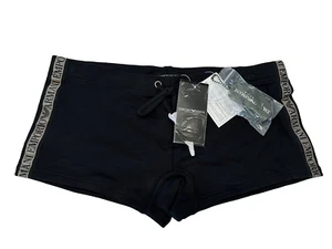 Giorgio Emporio Armani Swim Boxer Brief Trunks Black Men's 48 US 32 Medium - Picture 1 of 6