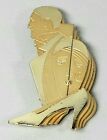 Vtg Rare AJC Signed  "The Woman with a Stiletto" PABLO PICASSO Heel Brooch Pin