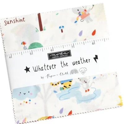 Whatever the Weather Charm Pack by Paper + Cloth for Moda Fabrics - Image 1 of 2
