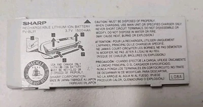 Sharp PV-BL11 Rechargeable Lithium-Ion Battery 3.7V for Camcorders & Smartphones - Image 1 of 2