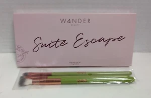 2 ITEMS! Wander Beauty Suite Escape Eyeshadow Palette & Alamar Ojitos Brush Trio - Picture 1 of 4