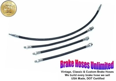 КОМПЛЕКТ ТОРМОЗНЫХ ШЛАНГОВ Mercury Monterey универсал 1953 г., с мощными тормозами - Изображение 1 из 2