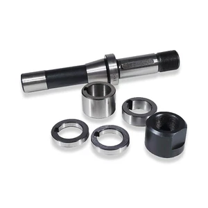 R8 MILLING STUB ARBOR 1" BORE WITH SPACING COLLARS R8 FOR BRIDGEPORT RDGTOOLS - Picture 1 of 2