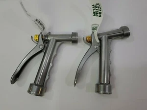 Lot of 2 Expert Gardener 2 Metal Pistol Watering Hose Nozzles  (2 total)  - Picture 1 of 6