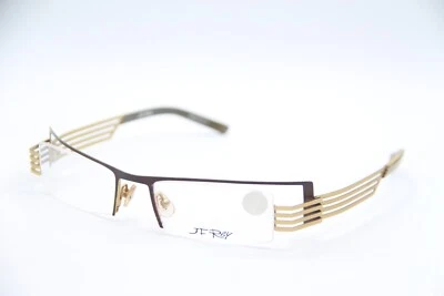 NEW JF REY JF2253 9050 BROWN GOLD AUTHENTIC EYEGLASSES 49-18 - Image 1 of 4