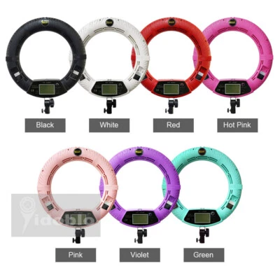 FE480II Tabletop LED Ring Light Beauty Video Lamp W/Remote Control For Makeup  - Image 1 of 4