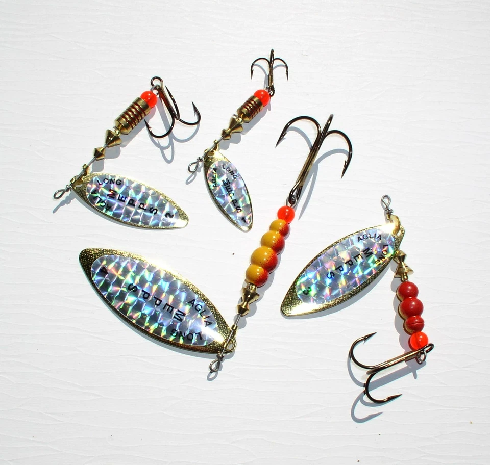 Mepps Aglia Longue Gold / Prisma Folie, einer der besten Spinner überhaupt, Long - Bild 1 von 1