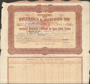 RAFFINERIES & SUCRERIES SAY (Ex-BEGUIN-SAY) (V) - Picture 1 of 1