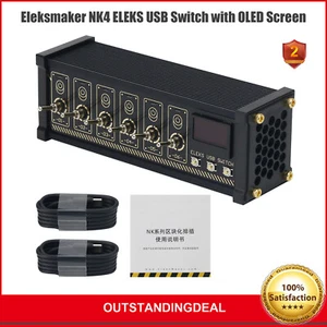 Eleksmaker NK4 ELEKS USB Switch Hub 6 Port USB Hub mit OLED Bildschirm ot25 - Bild 1 von 8