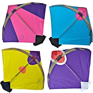 Paper Kite PATANG Stranded Size, Multi Color, Indian Kite Addi, Set of 30, FS - Picture 1 of 4