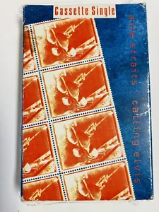 Dire Straits 1991 FACTORY SEALED Calling Elvis Cassette Single NOS - Imagen 1 de 3