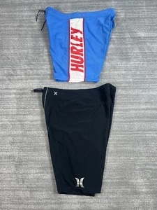 Hurley Phantom Men’s Board Shorts Swim Trunks 34 LOT 2 Bundle - Picture 1 of 16