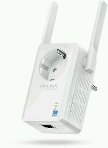 TP-Link TL-WA860RE WLAN Repeater Verstärker 300 Mbits mit Steckdose + Antennen