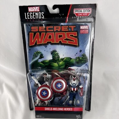 Figuras de acción Marvel Legends Capitán América {Falcon] y Vance Astro 3,75" Foto 1 de 4