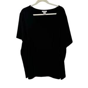Avenue Black Plus Size Top 26/28 95% Polyester & 5% Spandex women top blouse - Picture 1 of 11