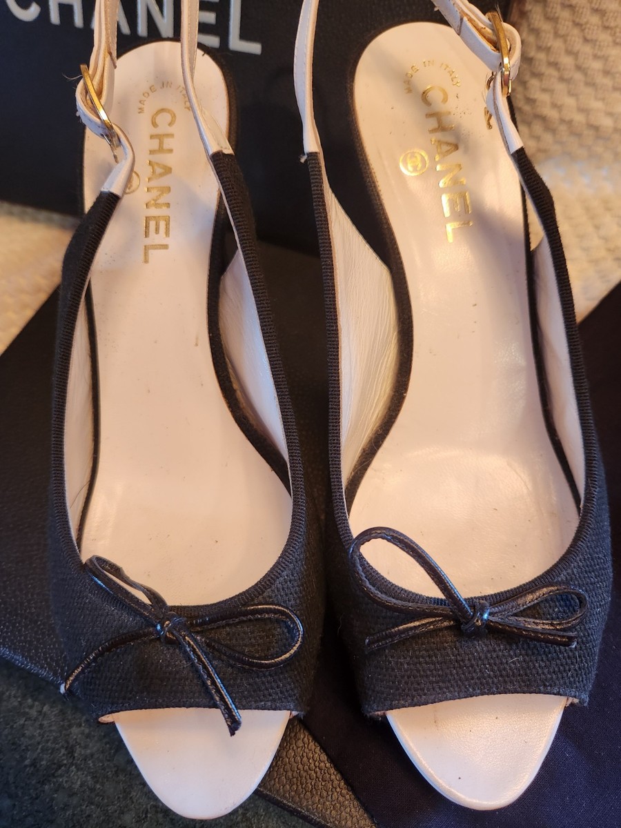 CHANEL High (3-3.9 in) Heel Height Slingback Heels for Women CHANEL High (3-3.9 in) Heel Height Slingback Heels for Women