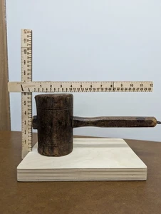 Vintage Holzhammer mit Griff - Bild 1 von 6