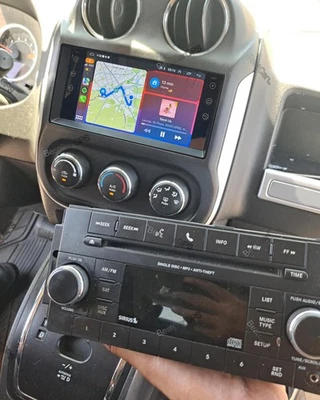 For Jeep Compass 2009-2016 Android 15 Carplay 7" Car Radio Stereo GPS WIFI Foto 1 de 4