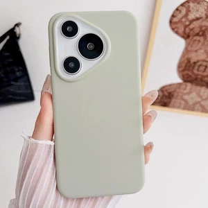 For Huawei Pura 70 Pro Ultra Liquid Silicone Thin Matte Armor Back Case - Picture 1 of 18