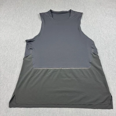 Camiseta sin mangas Lululemon para hombre XL gris metal ventilación tecnología sin mangas rendimiento 2,0 Foto 1 de 4