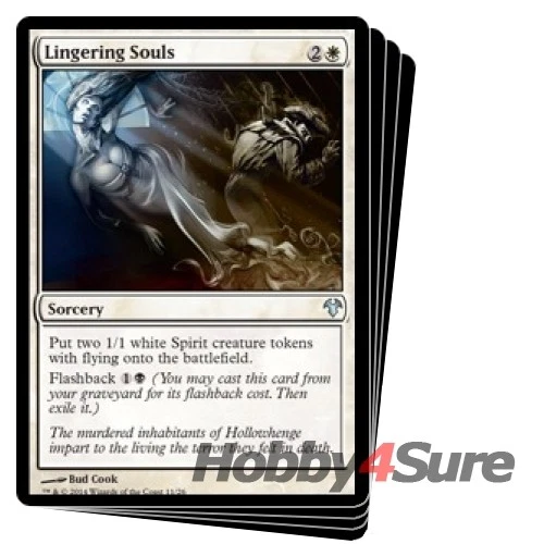 Lingering Souls X4 M/NM Magic: The Gathering MTG Modern Event Deck 2014 - Image 1 of 1