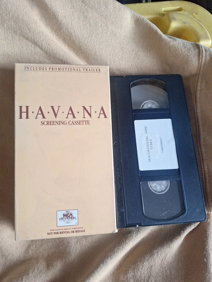 Havana - 1991 Screener Full Length Promo VHS - Robert Redford - Rare HTF - Image 1 of 3