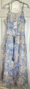NWT Joie Hollie Hydrangea Multi Print Maxi Summer Dress Size XL MSRP $298 - Picture 1 of 5