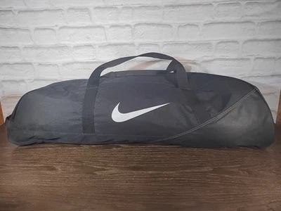 "Bolso de lona Nike para equipo de bate de béisbol negro 34"" de largo" Foto 1 de 4