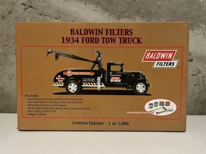 Baldwin Filters 1934 Ford Tow Truck Limited Edition Diecast Bank Crown Premiums - Picture 1 of 5