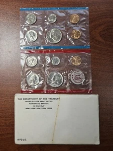 1972 U.S. Mint Set - Uncirculated Coins -11-Coin Set - Picture 1 of 3