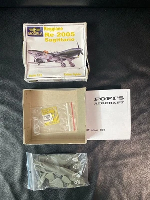 Reggiane Re 2005 2Sagittario" scale 1/72 n. 7208 Resin Model Kit - LF Models - Immagine 1 di 4