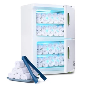 2in1 46L Towel Warmer UV Sterilizer Heat Cabinet Spa Beauty Facial Home Salon - Picture 1 of 12