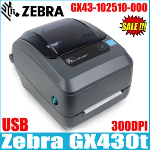 Impresora de escritorio monocromática de transferencia térmica Zebra GX430t impresión GX43-102510-000 - Imagen 1 de 8