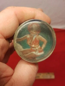 Vtg HOLLYWOOD Sexy Pinup Steering Wheel Spinner Suicide Knob Rat Rod Cowgirl - Picture 1 of 8